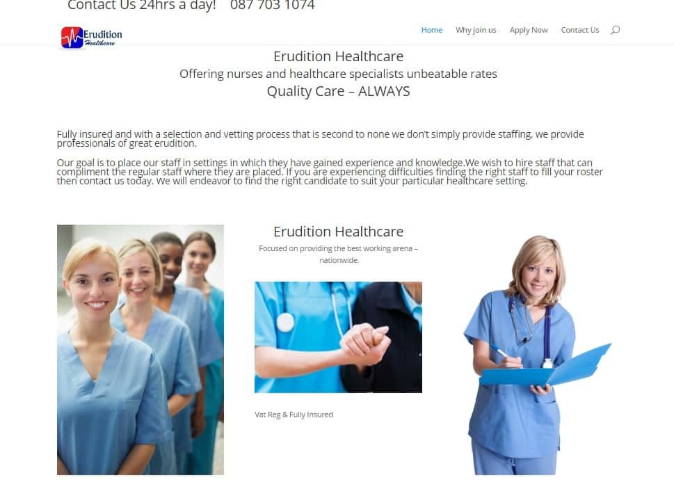 example of website design