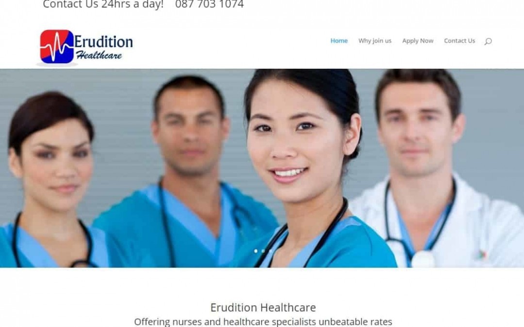 web design for healthcare example