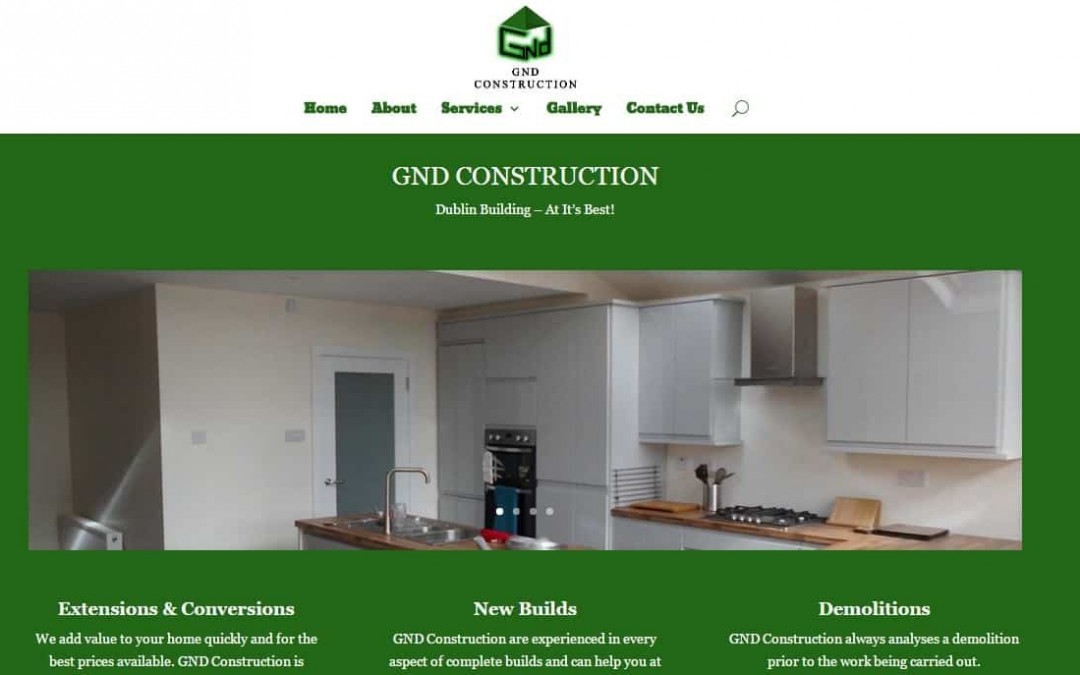web design for landscapers example
