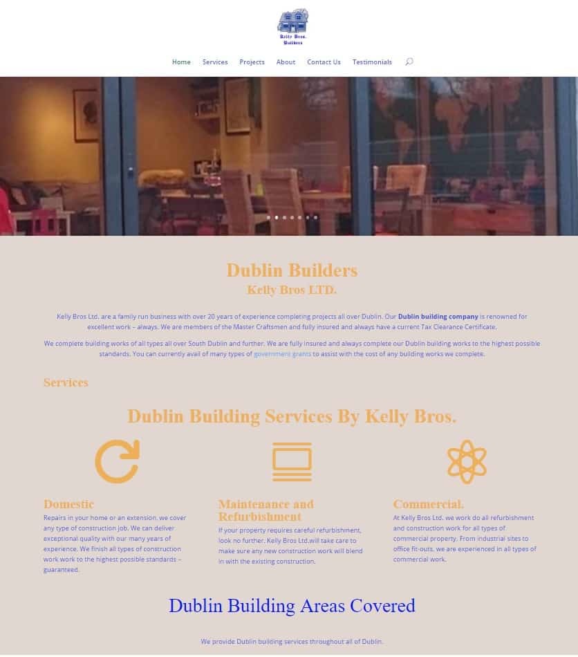Web Design for Builders Screenshot