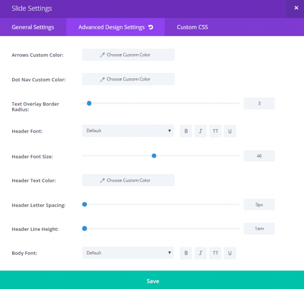 How to update a divi slider