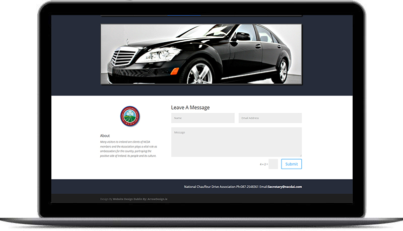 web design for Chauffeur Associations