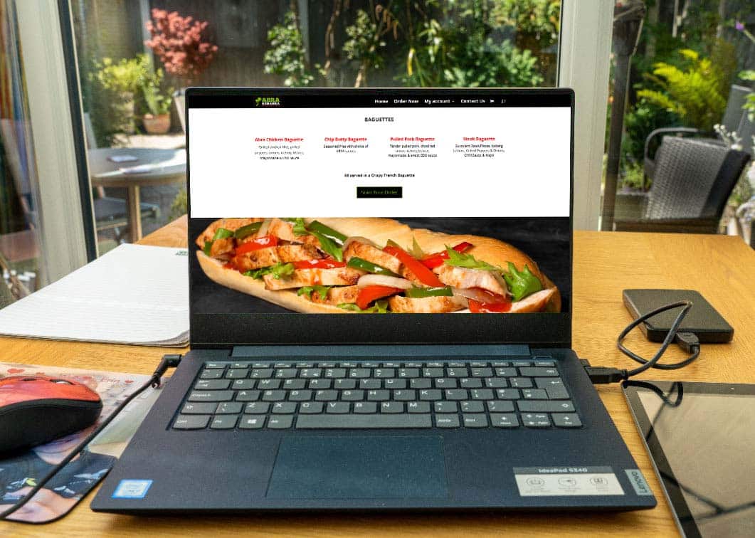 Website design for Abrakebabra