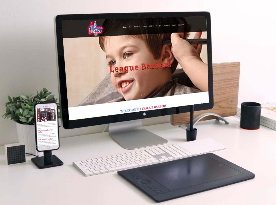 website design for barbers
