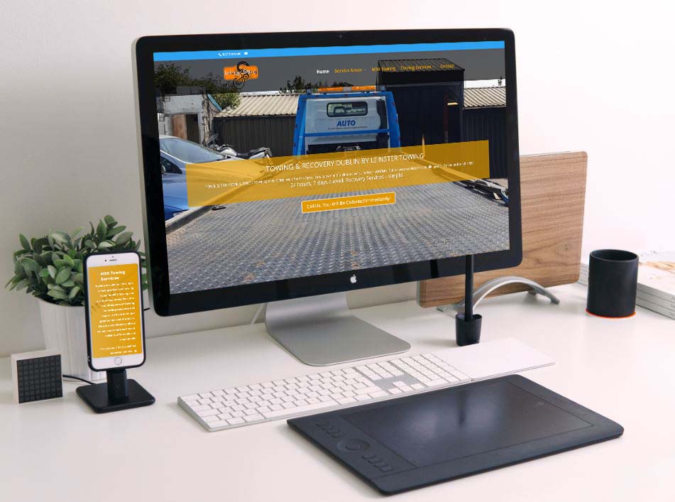 website design for towing services