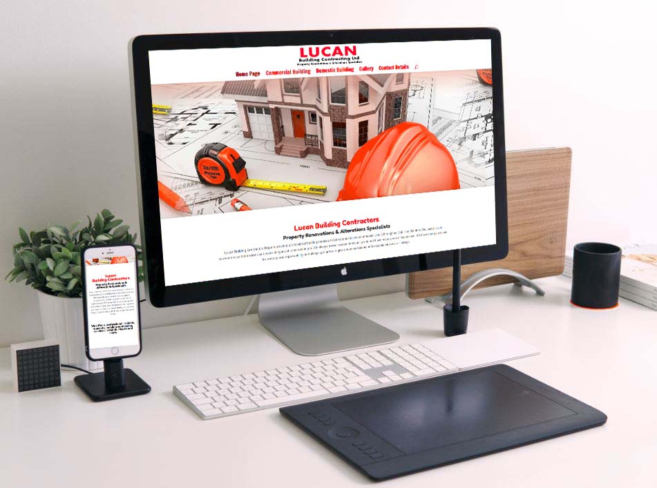 website design for building companies