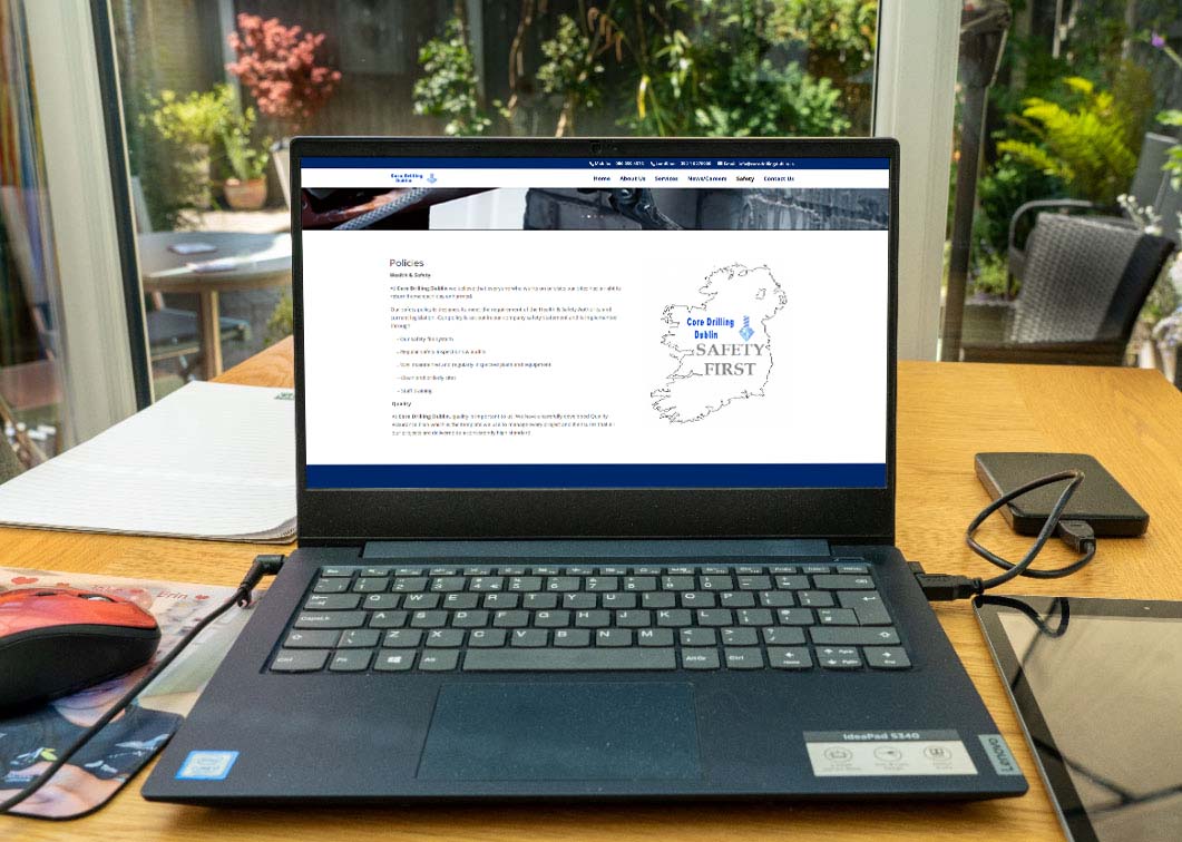 website design for core drilling