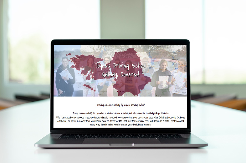 website design for galway driving school