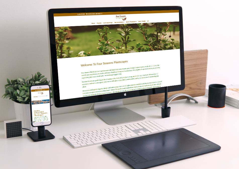 website design for landscaping design company
