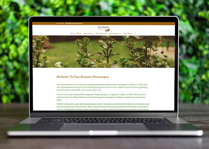 Website design for landscaping companies
