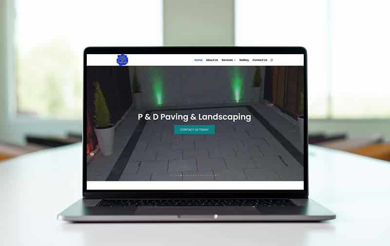 website design for paving companies