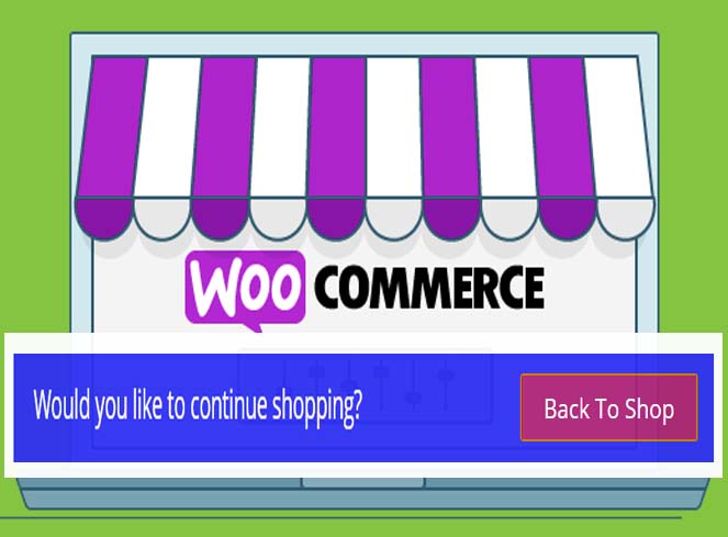 Continue Shopping From Cart Woocommerce Functionality