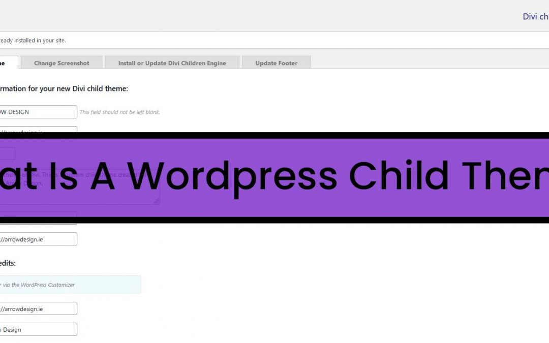 What Is A Wordpress Child Theme