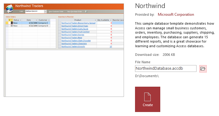 How to Setup a Northwind Database