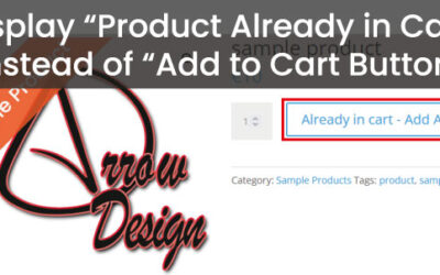 Display “Product Already in Cart” Instead of “Add to Cart” Button