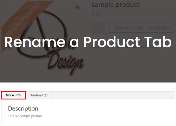 Rename a Product Tab