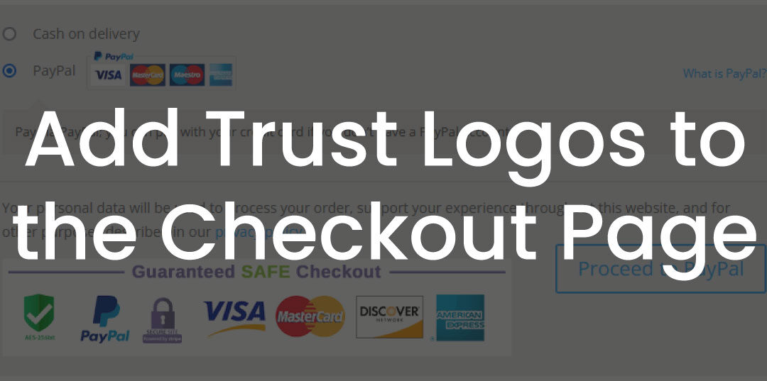 Add Trust Logos to the Checkout Page