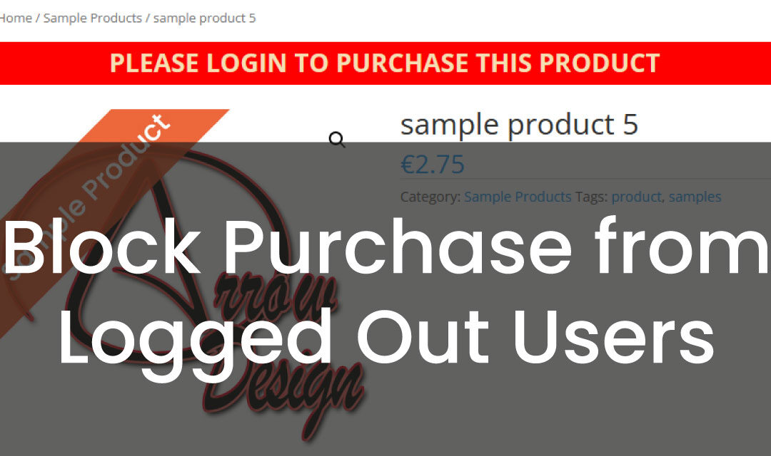 Block Purchase from Logged Out Users