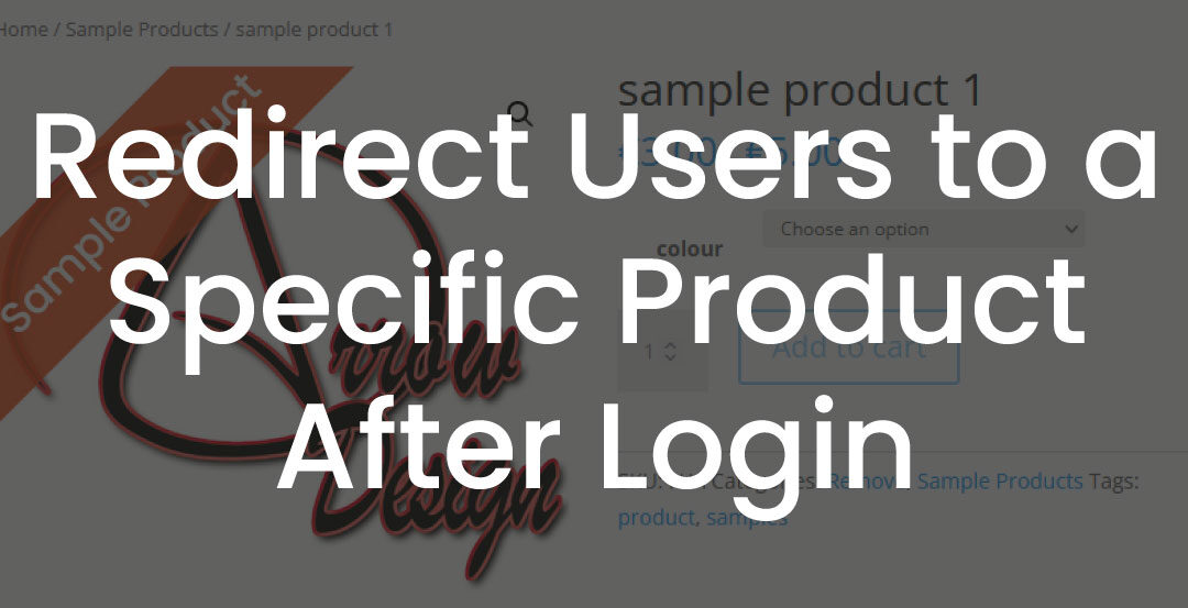 Redirect Users to a Specific Product After Login