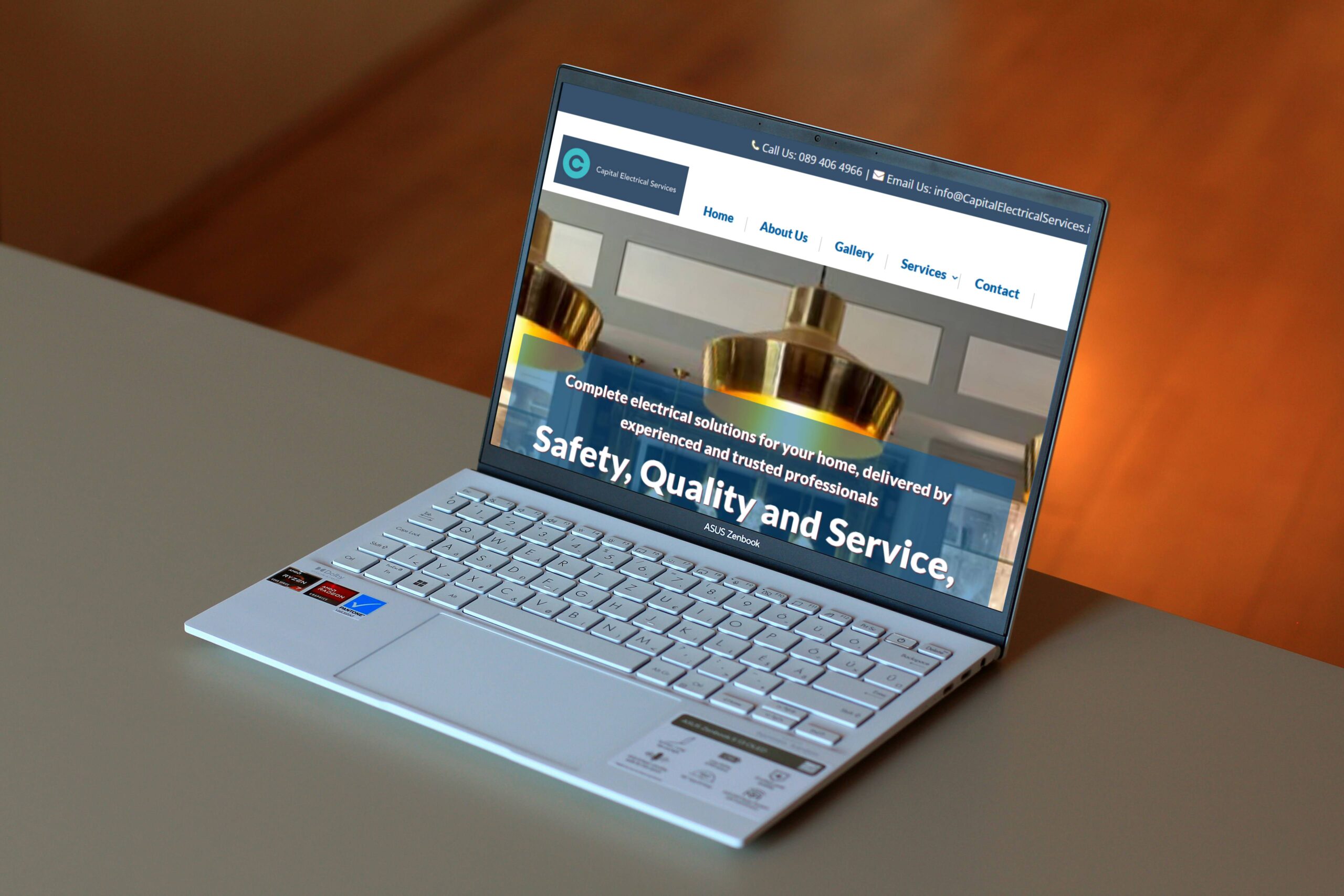 capital-electrical-services-website-design website design for a green party councillor