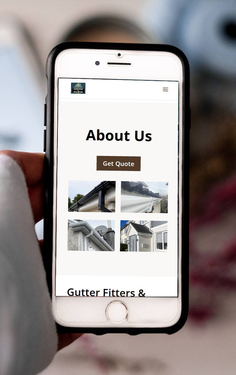 gutter-fitters-and-roof-repairs-responsive-web-design website design for a green party councillor