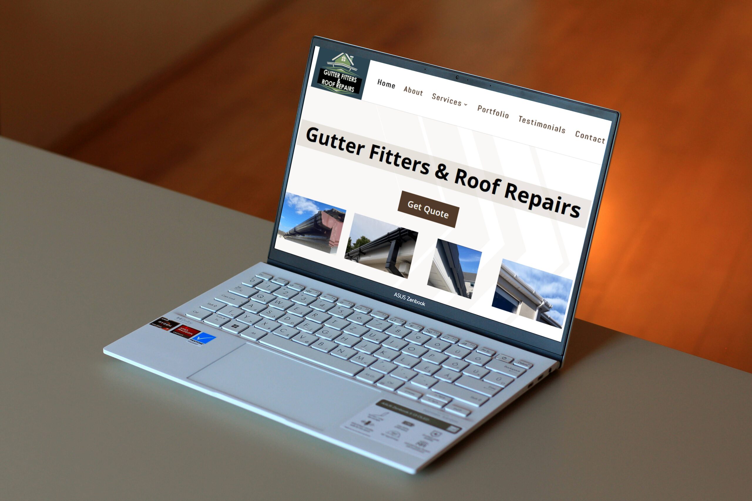 gutter-fitters-and-roof-repairs-website-design website design for a green party councillor