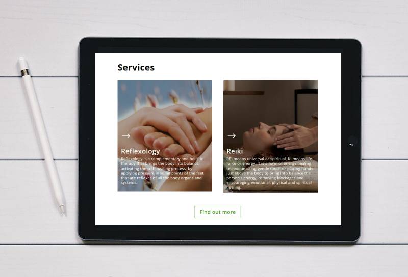 holistic-therapies-responsive-website website design for a green party councillor