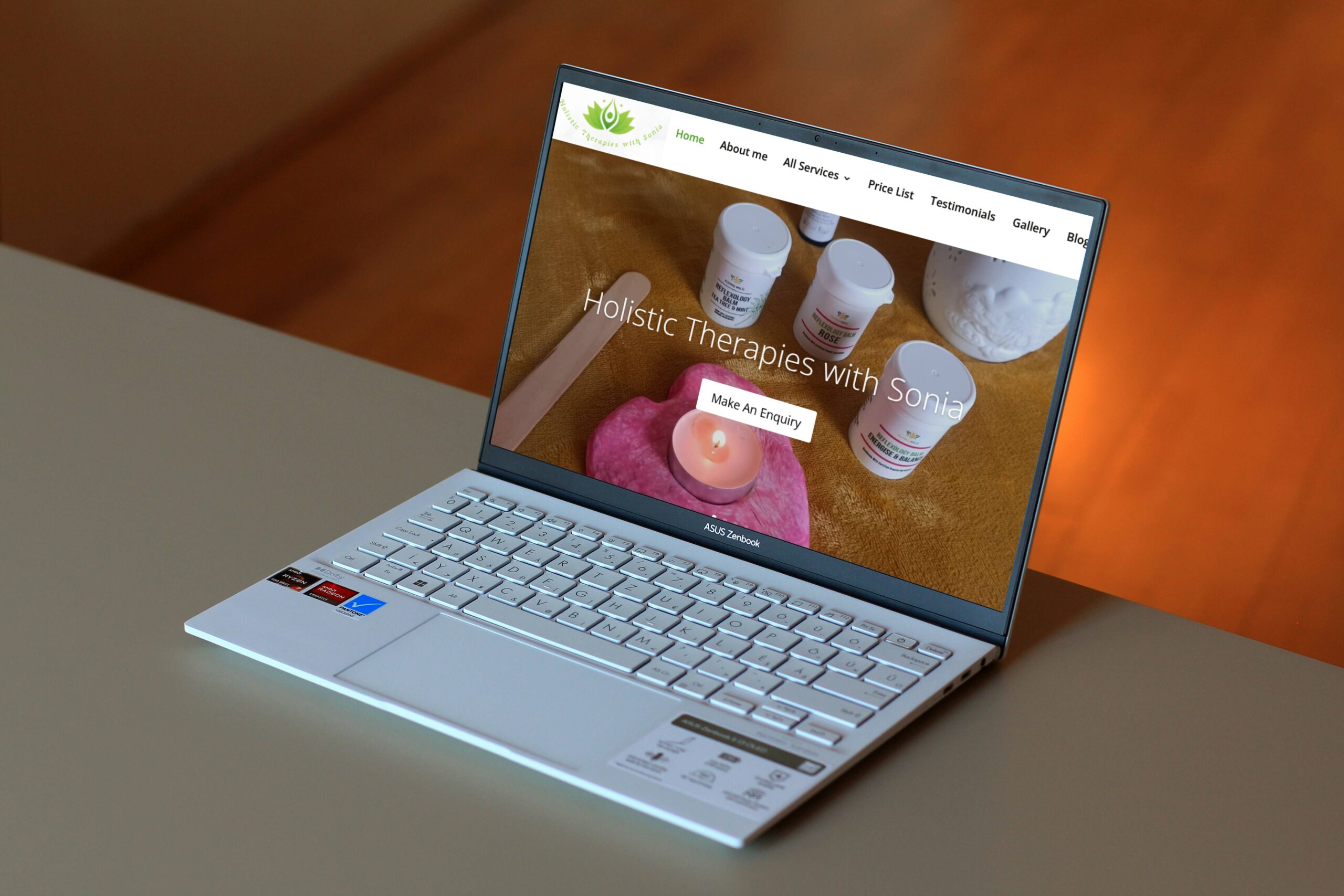 holistic-therapies-website-design website design for a green party councillor