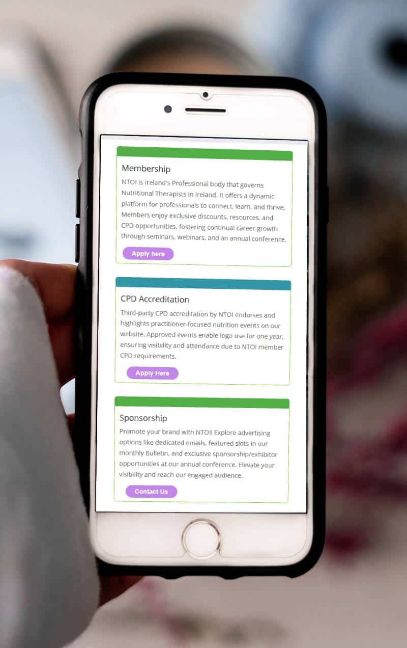 website design for a green party councillor