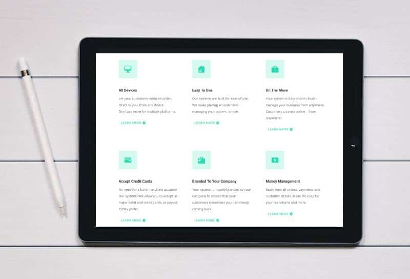 website design for a green party councillor