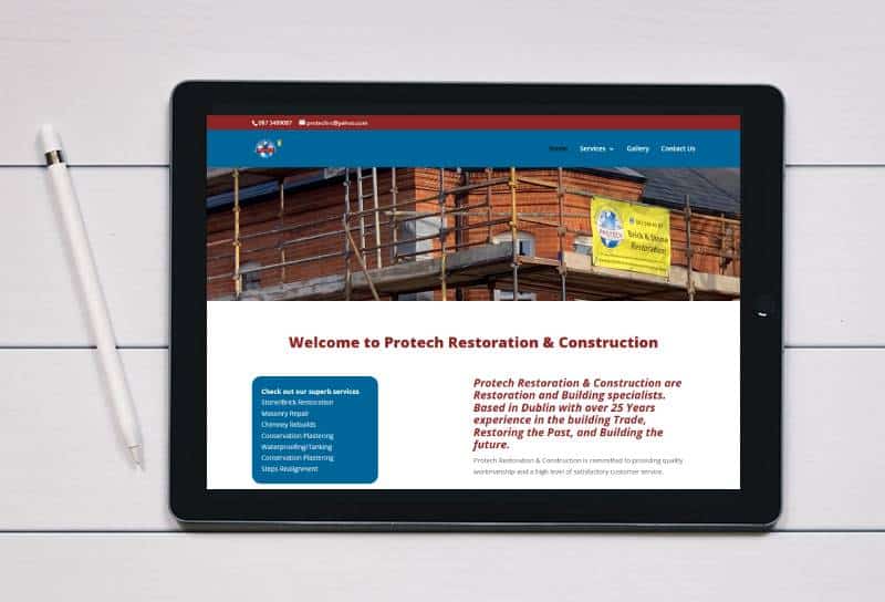 website design for a green party councillor