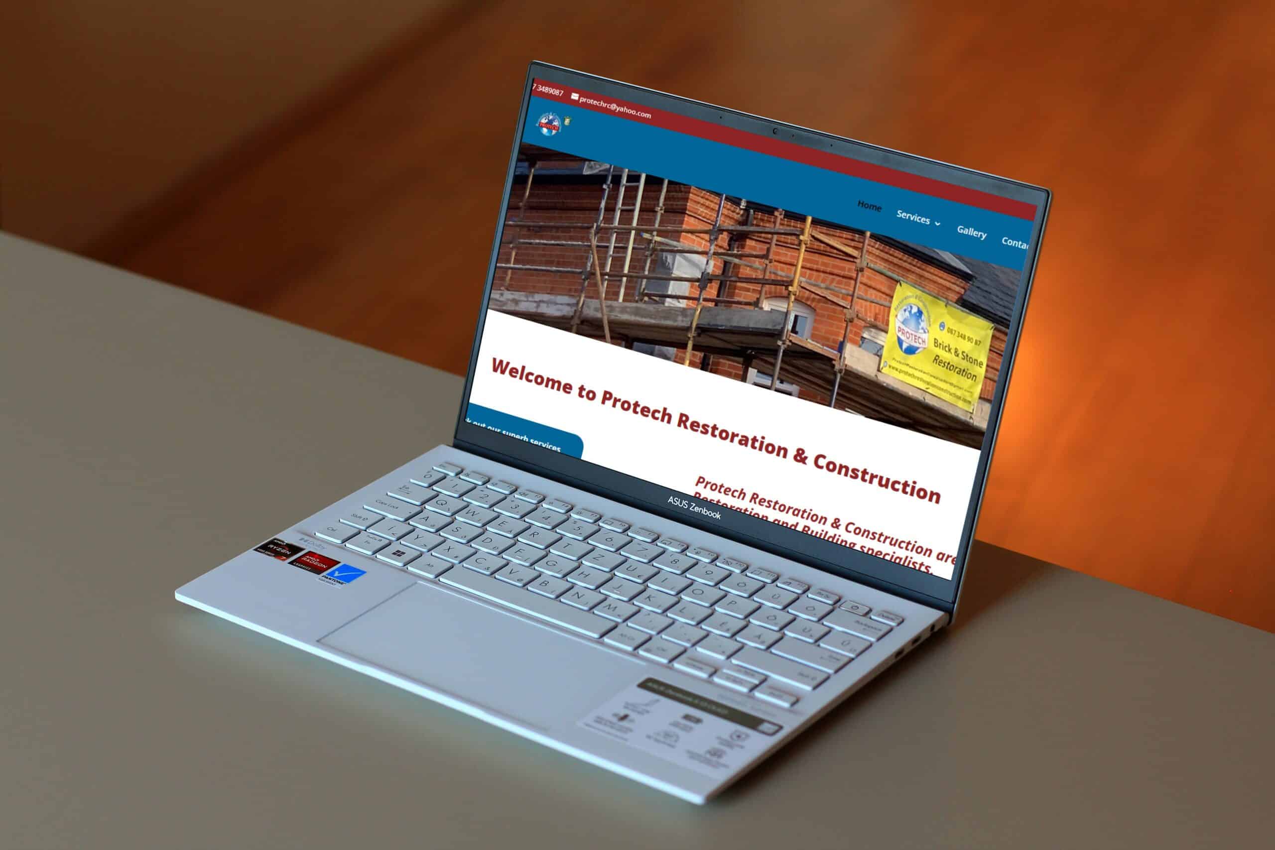 website design for a green party councillor