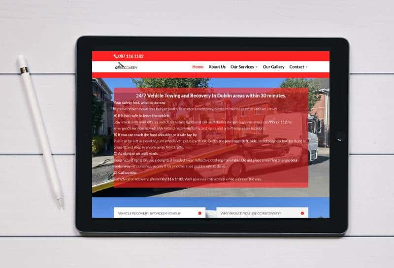 website design for a green party councillor