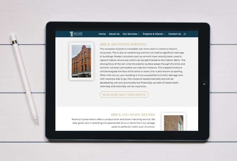 revamp-conservation-responsive-website website design for a green party councillor