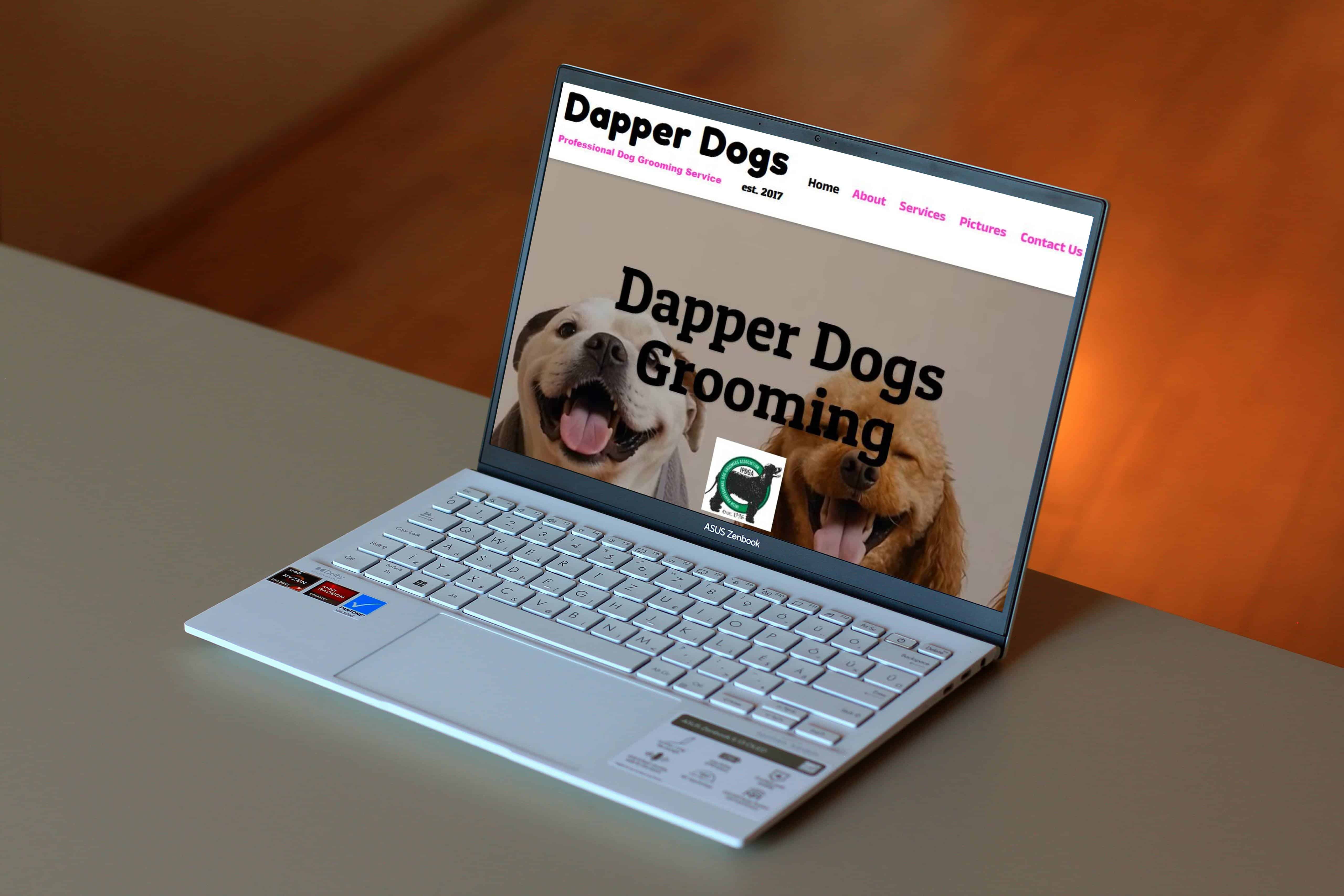 website design for a green party councillor