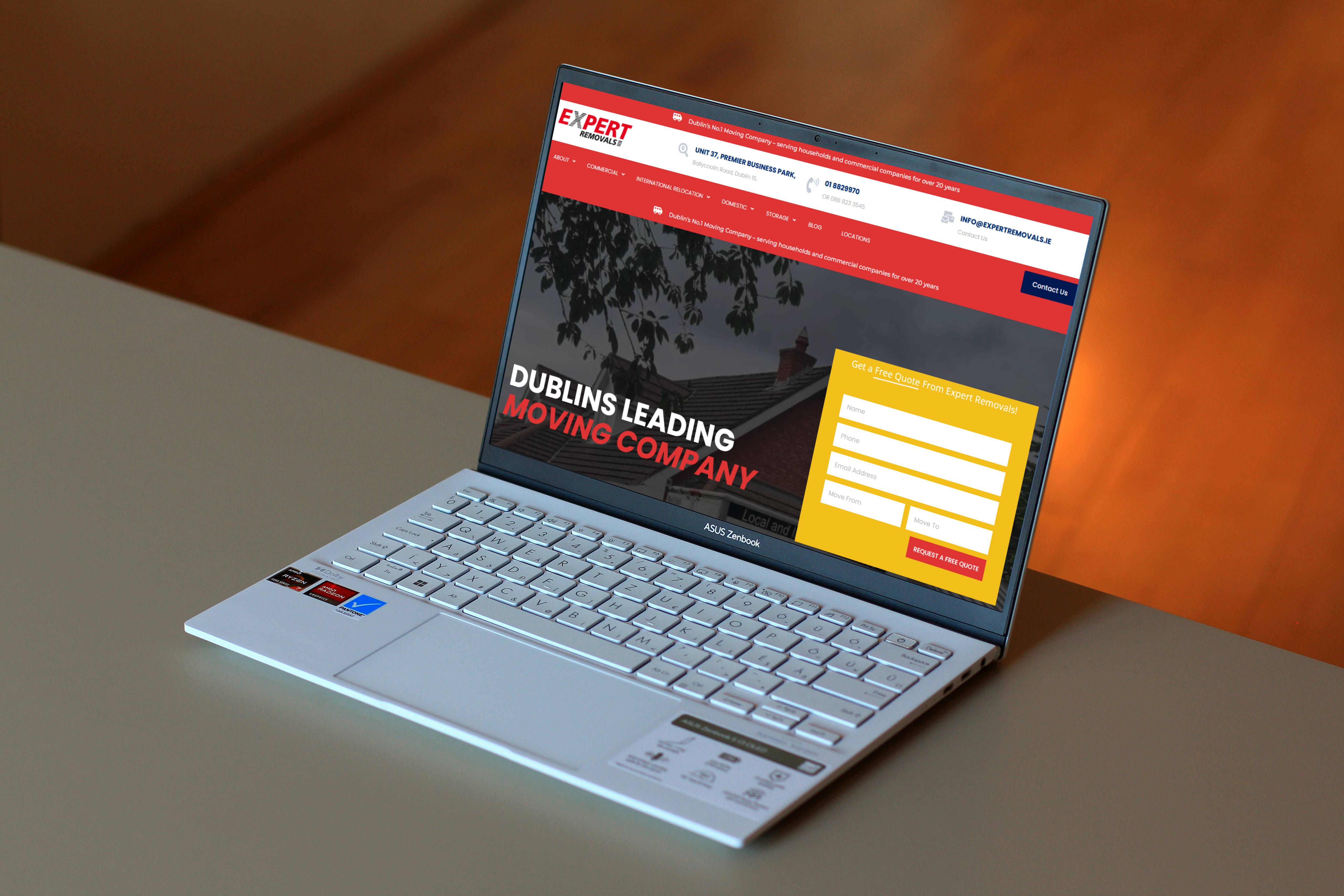 website design for a green party councillor