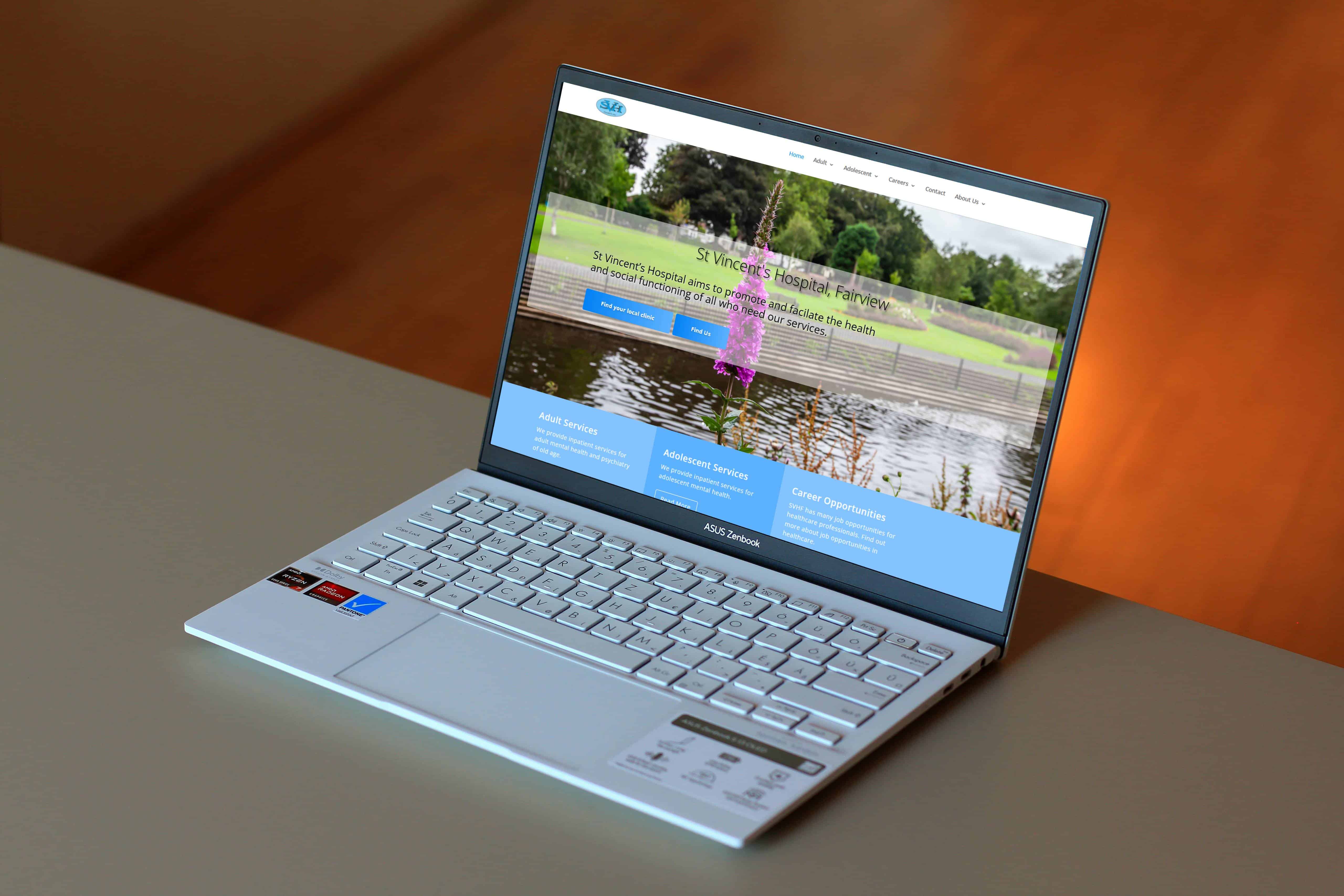 website design for a green party councillor